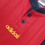 1996 Spain Home Retro Soccer Jersey