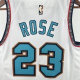 24-25 GRIZZLIES ROSE #23 White Top Quality Hot Pressing NBA Jersey