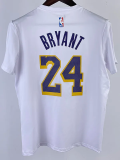 2023 LAKERS BRYANT #24 White Quick drying T-shirt