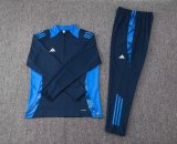 2024 AD Blue Half Pull Tracksuit