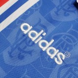 1996-1997 Rangers Home Retro Soccer Jersey