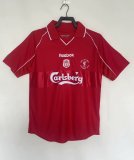 2000-2001 LIV Home Retro Soccer Jersey