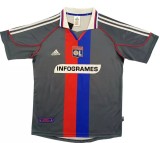 2000-2001 Lyon Away Gray Retro Soccer Jersey