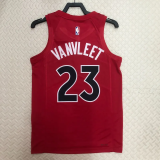 22-23 Raptors VANVLEET #23 Red Top Quality Hot Pressing NBA Jersey