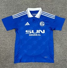 24-25 Schalke Home Fans Soccer Jersey