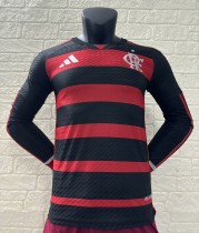 24-25 Flamengo Home Long Sleeve Player Version Soccer Jersey 24-25 Flamengo Home Long Sleeve Player Version Soccer Jersey