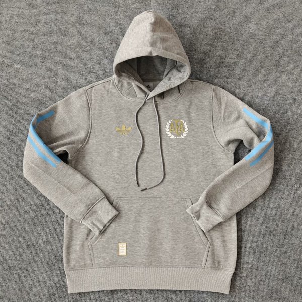 2024 Argentina Gray Fleece Hoodie