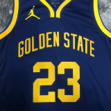 22-23 WARRIORS GREEN #23 Royal blue Top Quality Hot Pressing NBA Jersey (Trapeze Edition)