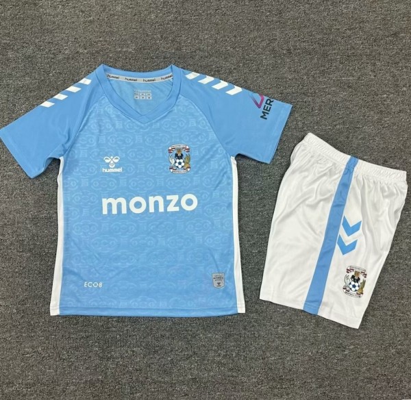 24-25 Coventry City Home Kids Soccer Jersey