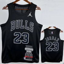 BULLS JORDAN #23 Black Glory Edition Top Quality Hot Pressing NBA Jersey BULLS JORDAN #23 Black Glory Edition Top Quality Hot Pressing NBA Jersey