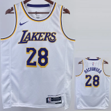 22-23 LAKERS HACHIMURA #28 White Top Quality Hot Pressing NBA Jersey