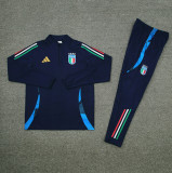 24-25 Italy High Quality Half Pull Tracksuit
