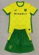 24-25 Norwich City Home Kids Soccer Jersey