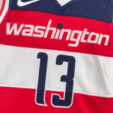 22-23 Wizards POOLE #13 Red Top Quality Hot Pressing NBA Jersey