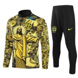 24-25 Brazil High Quality Half Pull Tracksuit