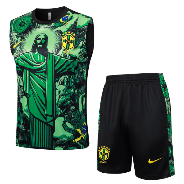 24-25 Brazil High Quality Tank Top And Shorts Suit