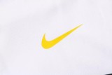 22-23 Brazil White Hoodie Jacket Tracksuit#F392