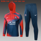 23-24 PSG High Quality Kids Hoodie Jacket Tracksuit