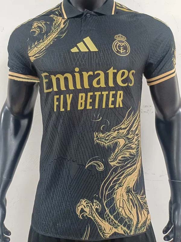 24-25 RMA Black Special Edition Player Version Soccer Jersey