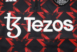 24-25 Man Utd High Quality Half Pull Tracksuit