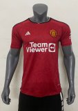 23-24 Man Utd Home 1:1 Fans Soccer Jersey