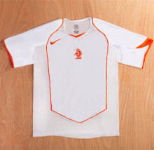 2004 NetherIands Away Retro Soccer Jersey