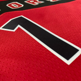 22-23 Raptors McGRADY #1 Red Top Quality Hot Pressing NBA Jersey
