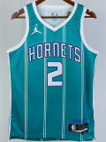 22-23 HORNETS BALL #2 Green Away Top Quality Hot Pressing NBA Jersey