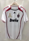 2006-2007 ACM Away White Retro Soccer Jersey(带决赛字)