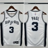 24-25 SA Spurs Top Quality Hot Pressing NBA Jersey