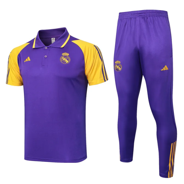 23-24 RMA Purple Polo Tracksuit #C1079