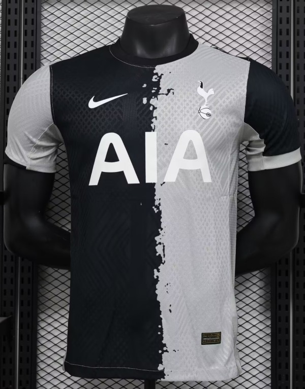 24-25 TOT Grey Black Special Edition Player Version Soccer Jersey