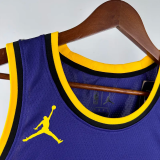 22-23 LAKERS JAMES JR. #9 Purple Top Quality Hot Pressing NBA Jersey (Trapeze Edition)