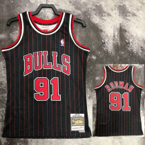 1996 BULLS RODMAN #91 Black Retro Top Quality Hot Pressing NBA Jersey 1996 BULLS RODMAN #91 Black Retro Top Quality Hot Pressing NBA Jersey