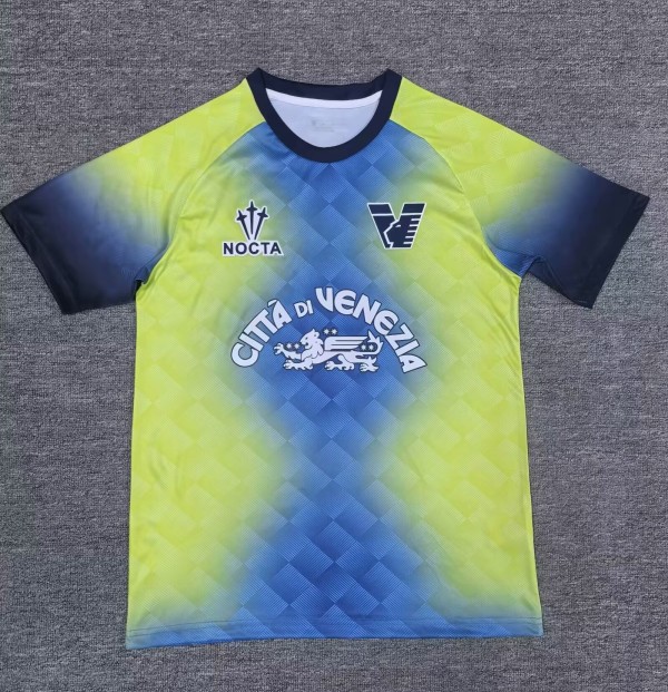24-25 Venezia FC Blue Green Goalkeeper Soccer Jersey
