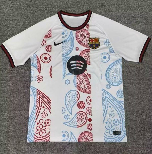 24-25 BAR White Special Edition Fans Soccer Jersey