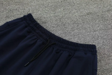 24-25 PSG Royal Blue Training Short Suit (100%Cotton)纯棉