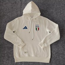 2024 Italy White Fleece Hoodie