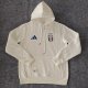 2024 Italy White Fleece Hoodie