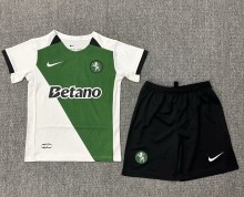 24-25 Sporting Lisbon 100th Anniversary Kids Soccer Jersey
