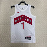 22-23 Raptors McGRADY #1 White Top Quality Hot Pressing NBA Jersey