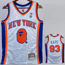 2023 Knicks & BAPE #93 White Top Quality Hot Pressing NBA Jersey 2023 Knicks & BAPE #93 White Top Quality Hot Pressing NBA Jersey