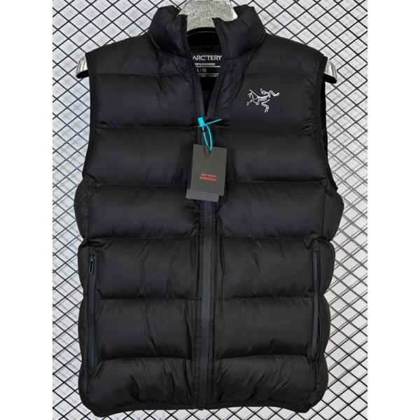24-25 ARC-TERYX Black Cotton jacket vest (Waistcoat)