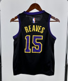 2024 LAKERS REAUES #15 Top Quality Hot Pressing Kids NBA Jersey