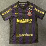 2009-2010 Corinthians 99th Anniversary Edition Black Retro Soccer Jersey