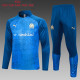 23-24 Marseille High Quality Kids Half Pull Tracksuit