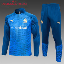 23-24 Marseille High Quality Kids Half Pull Tracksuit 23-24 Marseille High Quality Kids Half Pull Tracksuit