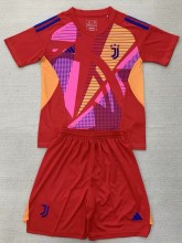 24-25 JUV Red Goalkeeper Kids Soccer Jersey