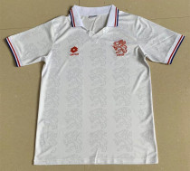 1995 NetherIands Away White Retro Soccer Jersey