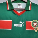 1998 Morocco Home Retrot Soccer Jersey